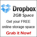 DropBox FREE 2GB space