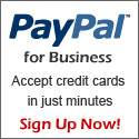 Sign up for Paypal for Business Now!